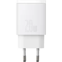 Baseus Compact quick charger Usb Type C  20 W 3 A Power Delivery Quick Charge 3.0 white Ccxj-B02