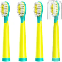 Bitvae Toothbrush tips Bv 2001 Blue yellow  4 Pcs