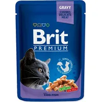 Brit Premium Cat Cod Fish - wet cat food 100G Art1113882