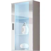 Cama Meble hanging display cabinet Soho white/white gloss Sohowits2 Bi/Bi