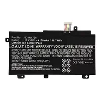 Coreparts Laptop Battery for Asus 44Wh Li-Ion 11.4V 3900Mah Black Mbxas-Ba0243