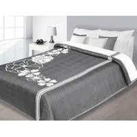 Dekoratīvais gultas pārklājs 220X240 Rosi Steel  White Eurofirny 211501