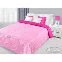 Divpusējs gultas pārklājs 170X210 Wave 03 Amarants  Pink 990787