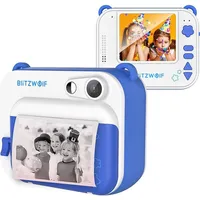 Diy Instant Print Camera for kids Blitzwolf Dp1 Blue Bw-Dp1