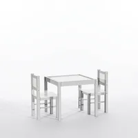 Drewex Komplekts - Galds  2 Krēsli Balts/Pelks 5902622003702
