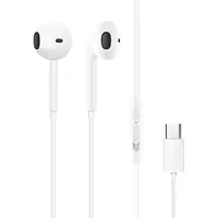 Dudao in-ear headphones with Usb Type-C connector white X3C
