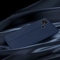 Dux Ducis Skin Pro case for Xiaomi Poco C40 flip cover card wallet stand blue Blue