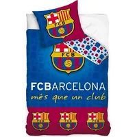 Fc Barcelona gultas veļa 160X200 Més que un club tumši zils bordo 9369 pēdējais gabals 110230