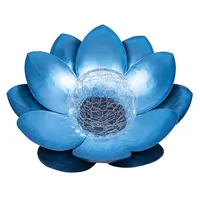 Forever Light Sunari Solar Lamp Led Fls-70 Lotus Flower Blue 3000K 600Mah Ni-Mh Rtv100528