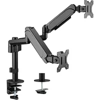 Gembird Adjustable desk 2-Display mounting arm, 17 inches -32 inches, up to 9 kg Ma-Da2P-01