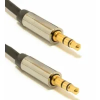 Gembird Cable Ccap-444-0.75M Mini Jack M - 0,75M black color audio cable 3.5Mm