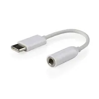 Gembird Hl Hl56622 mobile phone cable White 0.15 m Usb C 3.5Mm Cca-Uc3.5F-01-W