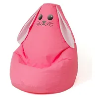 Go Gift Sako bag pouf Rabbit pink L 105 x 80 cm Art1202415