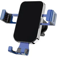 Gravity smartphone car holder, air vent blue Yc12