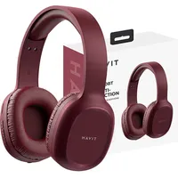 Havit H2590Bt Pro Wireless Bluetooth headphones Red