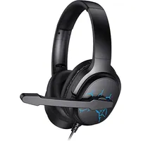 Havit wired headphones H213U on-ear with microphone black