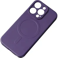 Hurtel Silikona maciņš ar Magsafe iPhone 15 Pro silikona korpusam violets 9145576279939