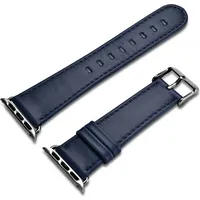Icarer Dabīgās ādas siksniņa Apple Watch 1-3 38Mm Leather Vintage tumši zila 6958955841046
