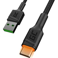 Kabelis Green Cell Ultra Charge Micro Usb Male - Usb-A with Orange Led Diode 2M Kabgc11