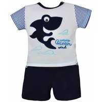 Koala Baby 3140 Komplekts Shark Summer 68 Navy Blue Art1836869