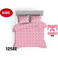 Kokvilnas gultasveļa 160X200 1258E poniji rozā zirgi mākoņi zvaigznes 1941811