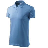 Malfini Single J. M Mli-20215 blue polo shirt