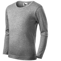 Malfini T-Shirt Fit-T Ls Jr Mli-12112 dark gray melange