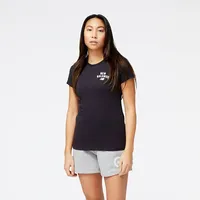 New Balance Sport Core Arch Cotton Ath Bk W T-Shirt Wt31804Bk