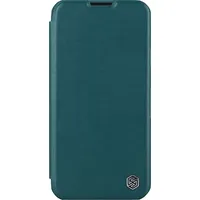 Nillkin Qin Book Pro Plain Leather Case for Apple iPhone 15 Exuberant Green 57983116946