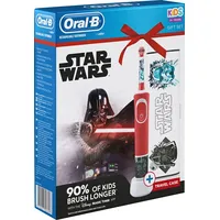 Oral-B Szczoteczka Vitality Kids D100 Star Wars  Case Czerwona D100.413.2K/Star