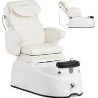 Physa Podoloģijas pedikīra krēsls ar masāžu un elektrisko dušas paliktni 105 W - balts 10040727