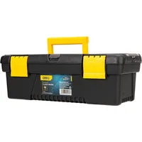 Plastic Tool Box Deli Tools Edl432412, 12 Yellow