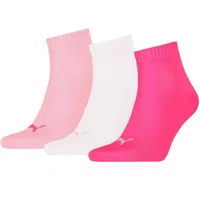 Puma Unisex Quarter Plain 3-Pack socks 906978 09 90697809
