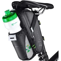 Rockbros Ūdensnecaurlaidīga velosipēda soma zemseglu instrumentiem ar ūdens pudeles kabatu, melna 7016802869618