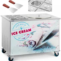 Royal Catering Taizemes velmēta saldējuma mašīnas saldēšanas plāksne diam. 50 cm 6 x Gn 740 W 10012844