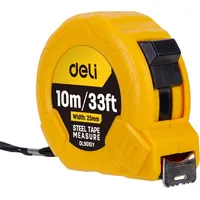 Steel Measuring Tape 10M 25Mm Deli Tools Edl9010Y Yellow