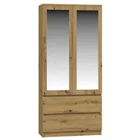 Top E Shop Ss-90 Mirror cabinet - Oak Artisan Ss90 Lustro Art
