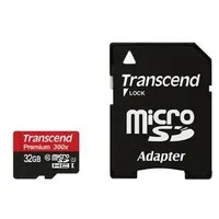 Transcend  
 Memory Micro Sdhc 32Gb W/Adapt/Class10 Ts32Gusdu1