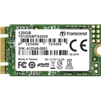 Transcend Dysk Ssd M.2 Mts420S 2242 120 Gb 500Mb/S 430Ms/S Ts120Gmts420S