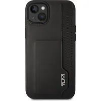 Tumi Leather Card Slot Case for iPhone 14 Black Tuhcp14Srcpk