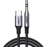 Ugreen stereo audio Aux cable 3,5 mm mini jack - Usb Type C for smartphone 1 m black Cm450 20192 20192-Ugreen