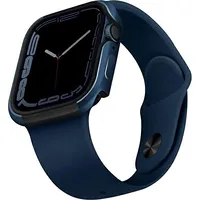 Uniq etui Valencia Apple Watch Series 4 5 6 7 8 Se 45 44Mm. niebieski blue Uniq-45Mm-Valcblu