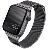 Uniq pasek Dante Apple Watch Series 4 5 6 7 8 Se Se2 38 40 41Mm Stainless Steel grafitowy graphite Uniq-40Mm-Dangrp