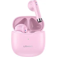 Usams Słuchawki Bluetooth 5.0 Tws Ia series bezprzewodowe różowy pink Bhuia04 Us-Ia04