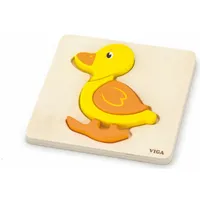 Viga Baby Duck pirmā koka puzle 59929