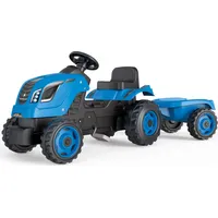 Xl zils pedāļu traktors ar piekabi 710129
