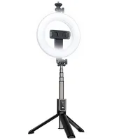 Xo Ss12 Selfie Nūja / Tripods ar Bluetooth Tālvadības Pulti  Led lampa 95Cm 6920680846122