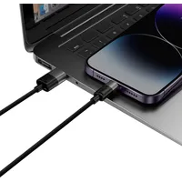 3In1 Usb cable Baseus Starspeed Series, Usb-C  Micro Lightning 3,5A, 1.2M Black Caxs000001