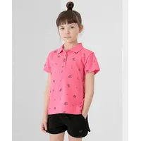 4F Polo krekls Hjl22-Jtsd004 55S / rozā 158 cm