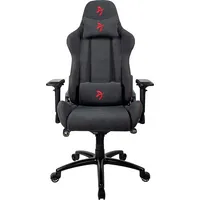 Arozzi Gaming Chair, Verona Signature Soft Fabric, Black/Red Logo Verona-Sig-Sfb-Rd